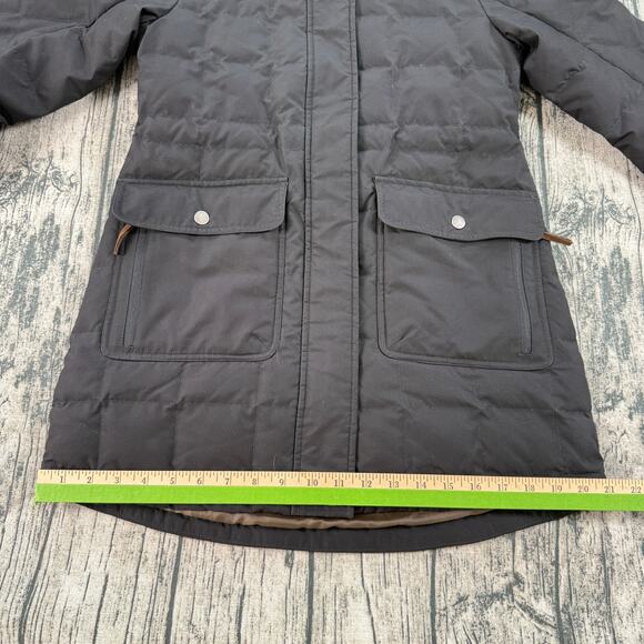 Eddie Bauer Jacket Parka EB 650 Winter Coat Black Down Filled Cold Weather XS - Picture 15 of 15